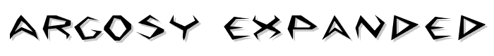 Argosy Expanded font